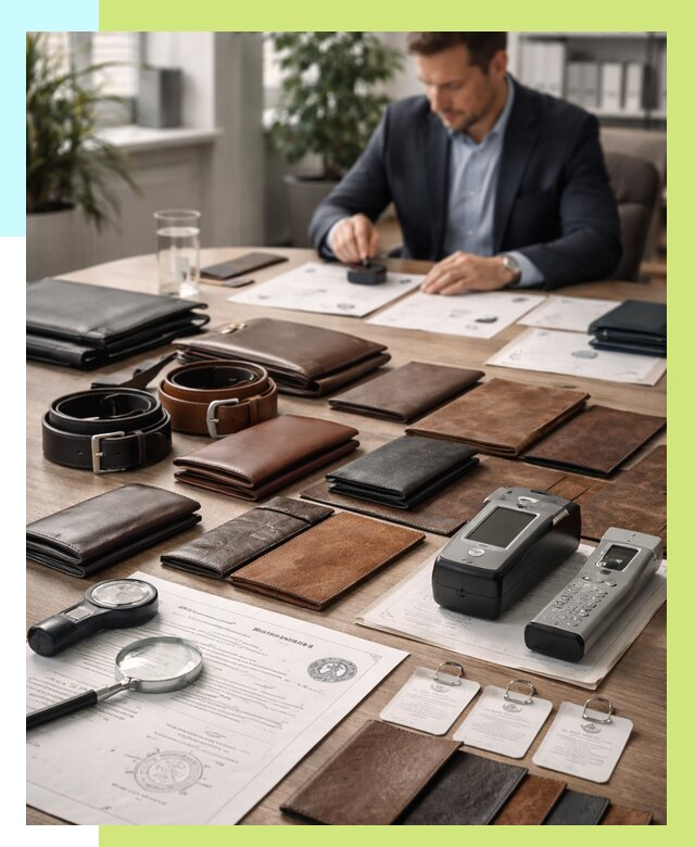 Сертификация кожаных изделий в Сасове от 12126 р. | Алешин-Ссв