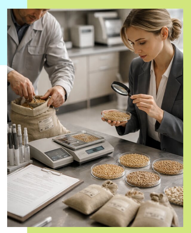 Сертификация зерна в Сасове по цене от 15158 р. | Алешин-Ссв