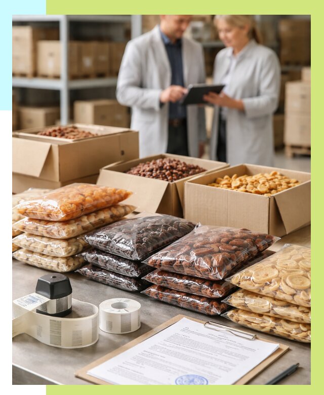 Сертификация сухофруктов в Сасове от 12126 р. | Алешин-Ссв под ключ