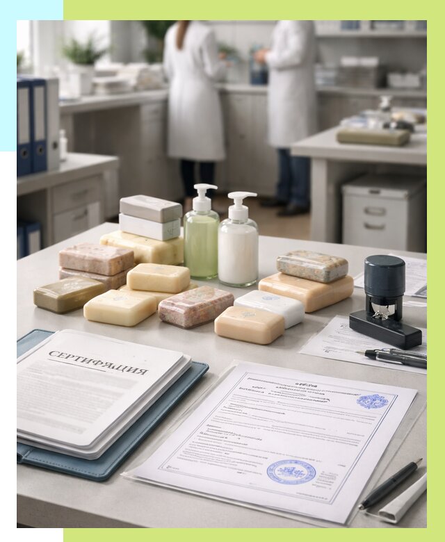 Сертификация мыла и сертификат на мыло в Сасове от 12126 | Алешин-Ссв