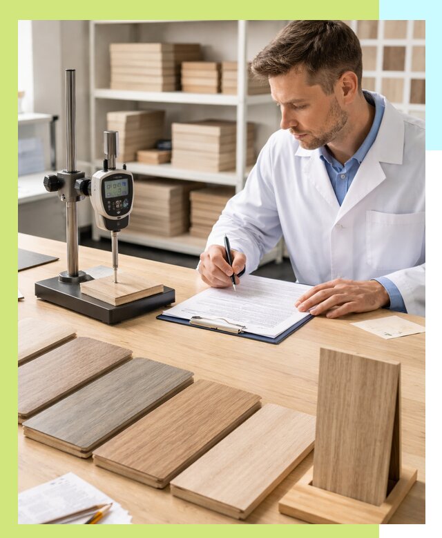 Сертификация ламината с испытаниями и оформлением документов в Сасове