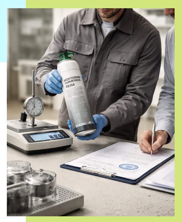 Сертификация монтажной пены в Сасове от 15158 р. | Алешин-Ссв