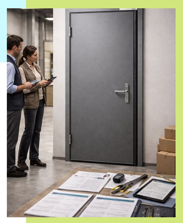 Сертификация противопожарных дверей в Сасове от 9095 р. | Алешин-Ссв