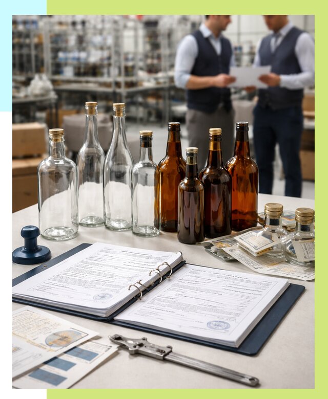 Сертификация стеклянных бутылок в Сасове от 25263 р. | Алешин-Ссв