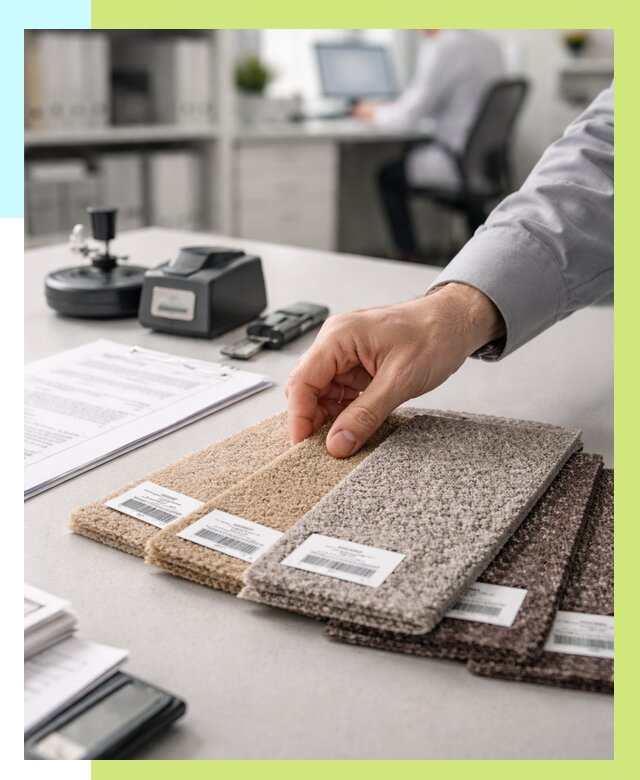 Сертификация ковролина в Сасове от 15158 р., Алешин-Ссв