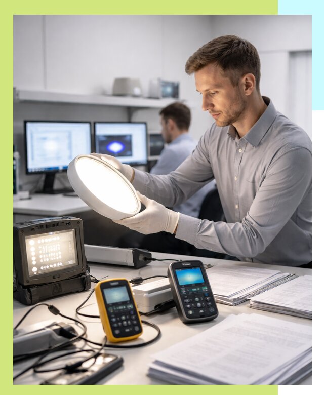 Сертификация светильников в Сасове: испытания и оформление