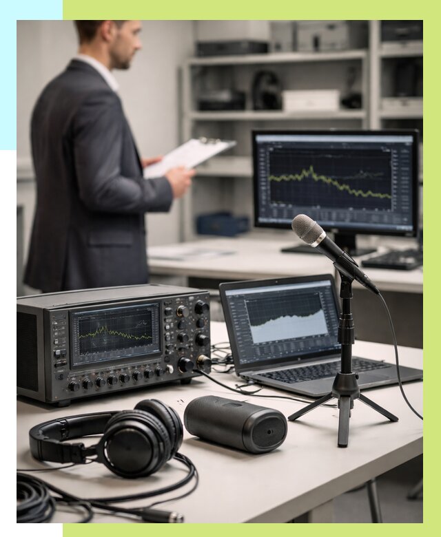 Сертификация аудиотехники в Сасове от 15158 р., Алешин-Ссв