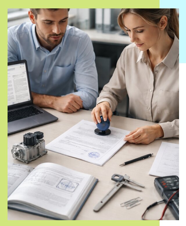 Выдача паспорта изделия и техническая экспертиза продукции в Сасове