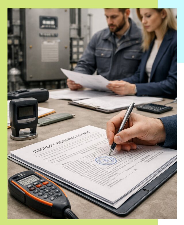 Оформление паспорта эксплуатации оборудования в Сасове