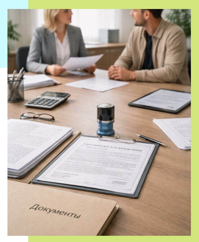 Сертификат соответствия на продукцию в Сасове от 15158 р.|Алешин-Ссв