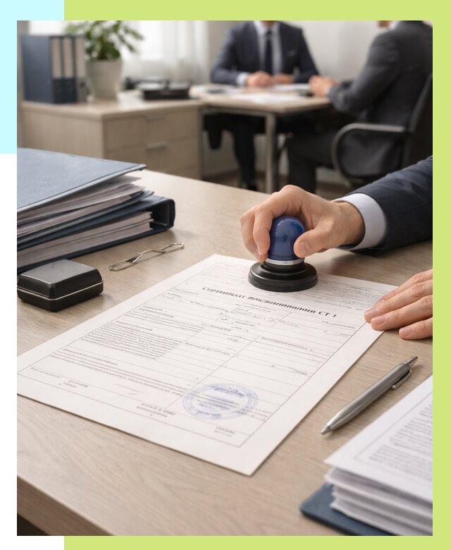 Сертификат происхождения СТ 1 в Сасове от 4547 р. | Алешин-Ссв