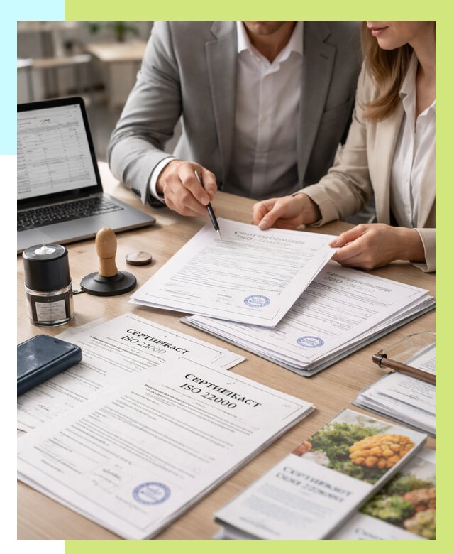 Сертификат ISO 22000 в Сасове от 40420 р. под ключ | Алешин-Ссв