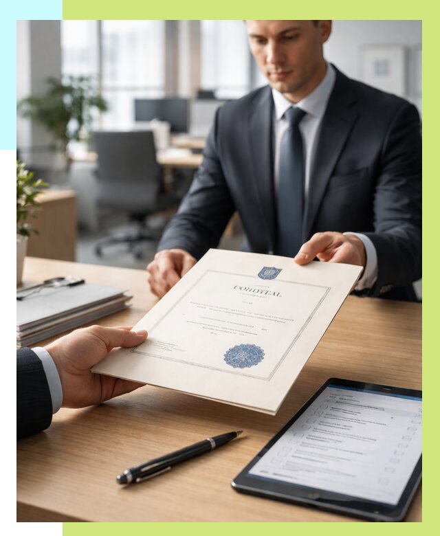 Сертификат ISO 30301 в Сасове от 35368 р. | Алешин-Ссв - под ключ