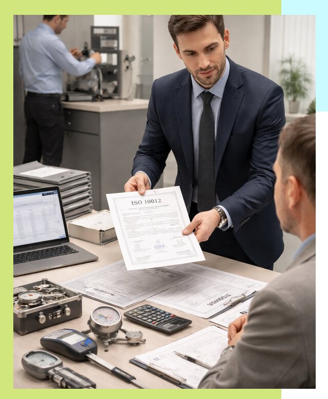 Выдача сертификата ISO 10012 по требованиям метрологии в Сасове